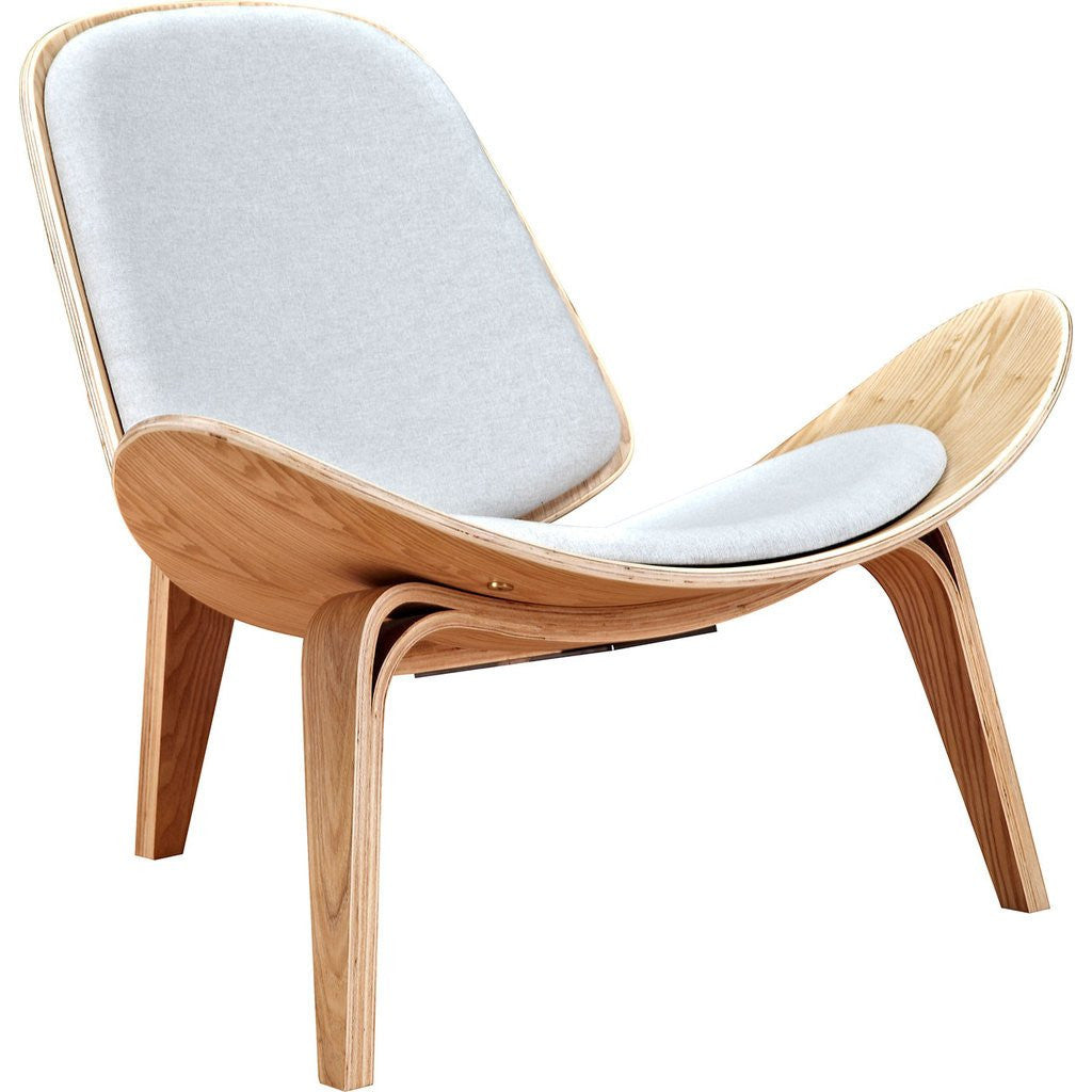 NyeKoncept Shell Chair Natural/Gray – Sportique