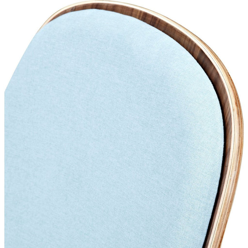NyeKoncept Shell Chair | Walnut/Glacier Blue 224431-B