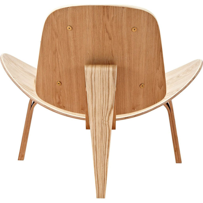 NyeKoncept Shell Chair | Natural/Avocado Green 224432-C