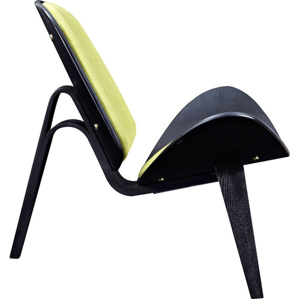 NyeKoncept Shell Chair | Black/Avocado Green 224432-D