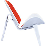 NyeKoncept Shell Chair | White/Retro Orange 224433-A