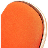 NyeKoncept Shell Chair | Walnut/Retro Orange 224433-B
