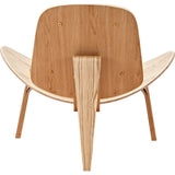 NyeKoncept Shell Chair | Natural/Steel Gray 224435-C