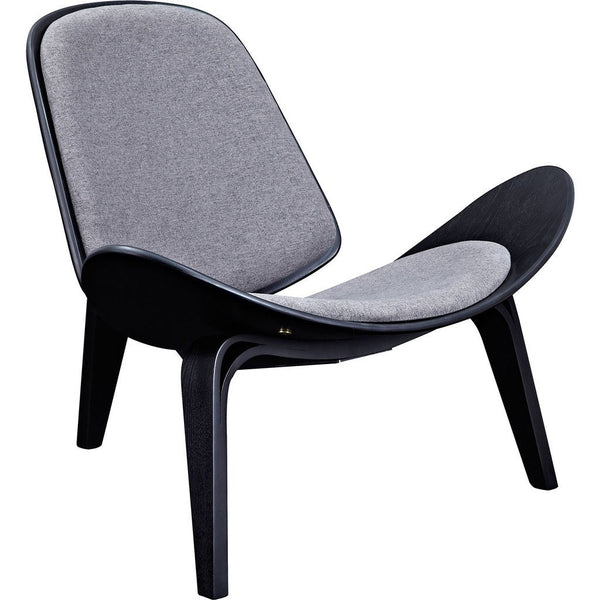 NyeKoncept Shell Chair | Black/Steel Gray 224435-D