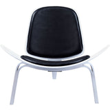 NyeKoncept Shell Chair | White/Milano Black 224436-A