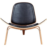 NyeKoncept Shell Chair | Walnut/Milano Black 224436-B