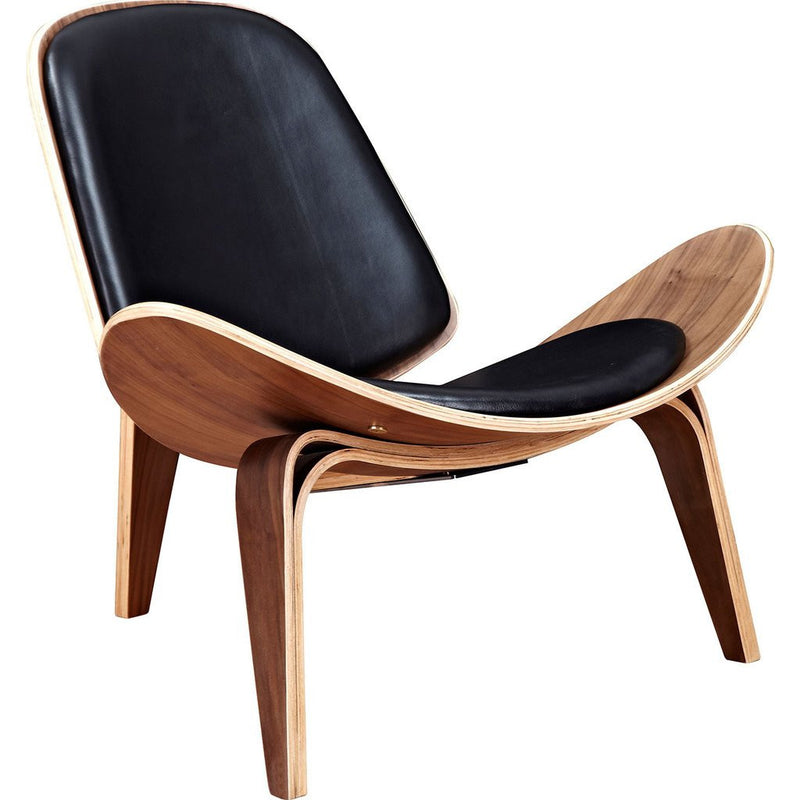 NyeKoncept Shell Chair | Walnut/Milano Black 224436-B