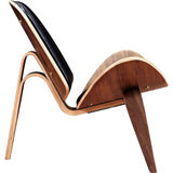 NyeKoncept Shell Chair | Walnut/Milano Black 224436-B