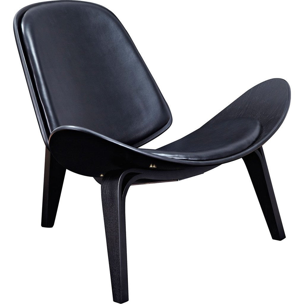 NyeKoncept Shell Chair Black/Milano Black 224436-D – Sportique