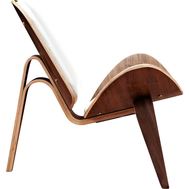 NyeKoncept Shell Chair | Walnut/Milano White 224437-B