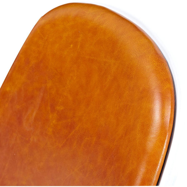 NyeKoncept Shell Chair | White/Burnt Orange