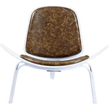 NyeKoncept Shell Chair | White/Palermo Olive 224439-A
