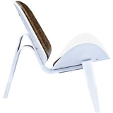 NyeKoncept Shell Chair | White/Palermo Olive 224439-A
