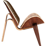 NyeKoncept Shell Chair | Walnut/Palermo Olive 224439-B