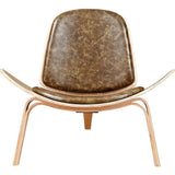 NyeKoncept Shell Chair | Natural/Palermo Olive 224439-C