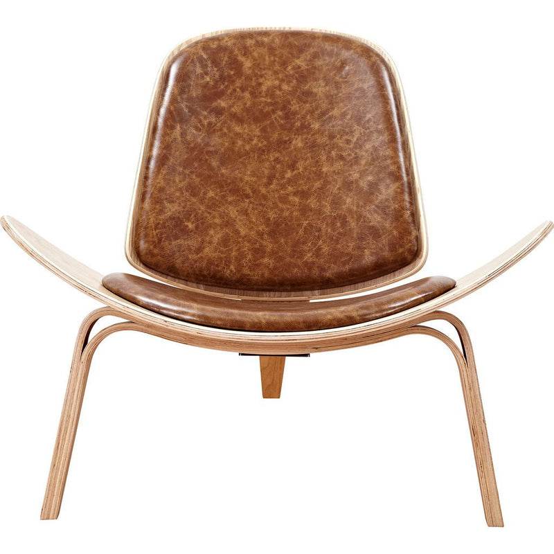 NyeKoncept Shell Chair | Natural/Weathered Whiskey 224440-C