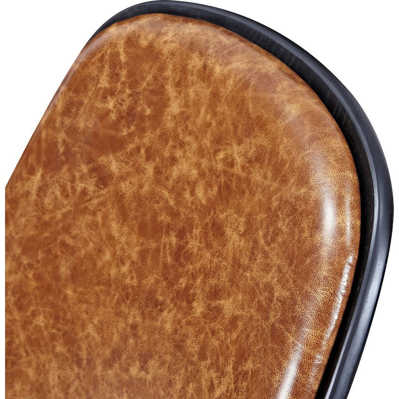 NyeKoncept Shell Chair | Black/Weathered Whiskey 224440-D