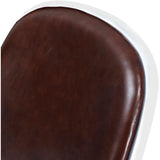 NyeKoncept Shell Chair | White/Aged Cognac 224441-A