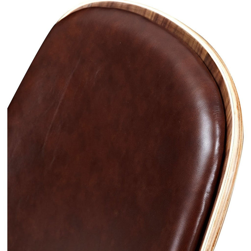 NyeKoncept Shell Chair | Walnut/Aged Cognac 224441-B
