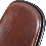 NyeKoncept Shell Chair | Black/Aged Cognac 224441-D