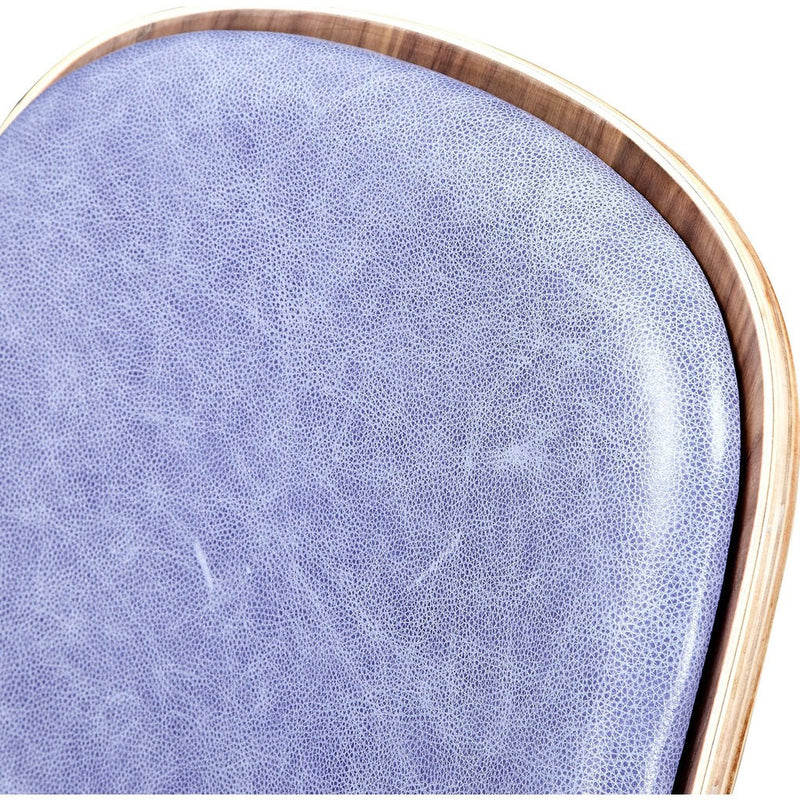 NyeKoncept Shell Chair | Walnut/Weathered Blue 224442-B