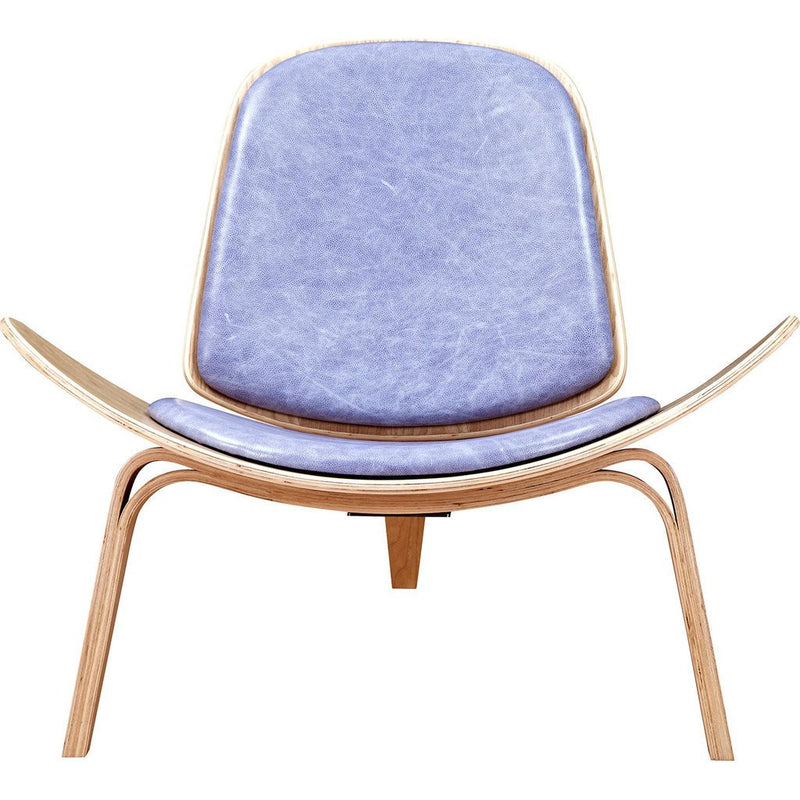 NyeKoncept Shell Chair | Natural/Weathered Blue 224442-C