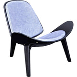 NyeKoncept Shell Chair | Black/Weathered Blue 224442-D