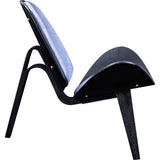 NyeKoncept Shell Chair | Black/Weathered Blue 224442-D