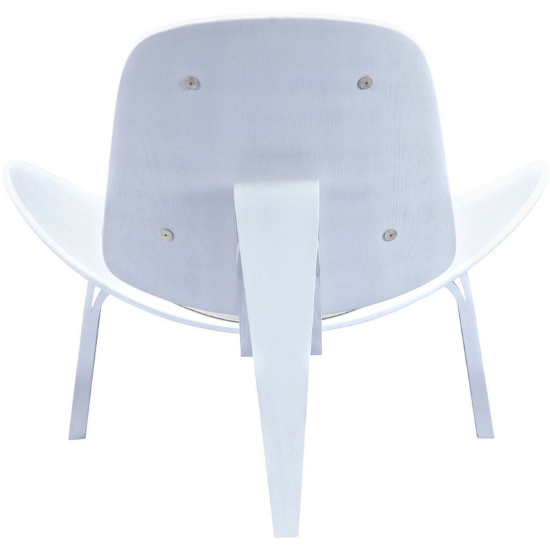 NyeKoncept Shell Chair | White/Aged Maple 224443-A