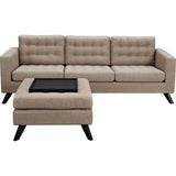 NyeKoncept Mina Sofa Set | Black/Light Sand 224481-C