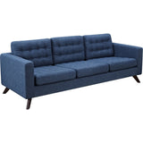 NyeKoncept Mina Sofa Set | Walnut/Stone Blue 224485-B