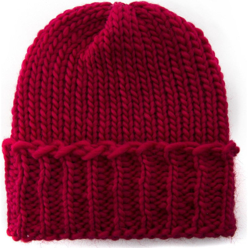 Topo Designs Wool Beanie | Cranberry
