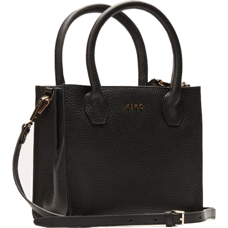 Kiko Leather Simplistic Crossbody Bag | Black