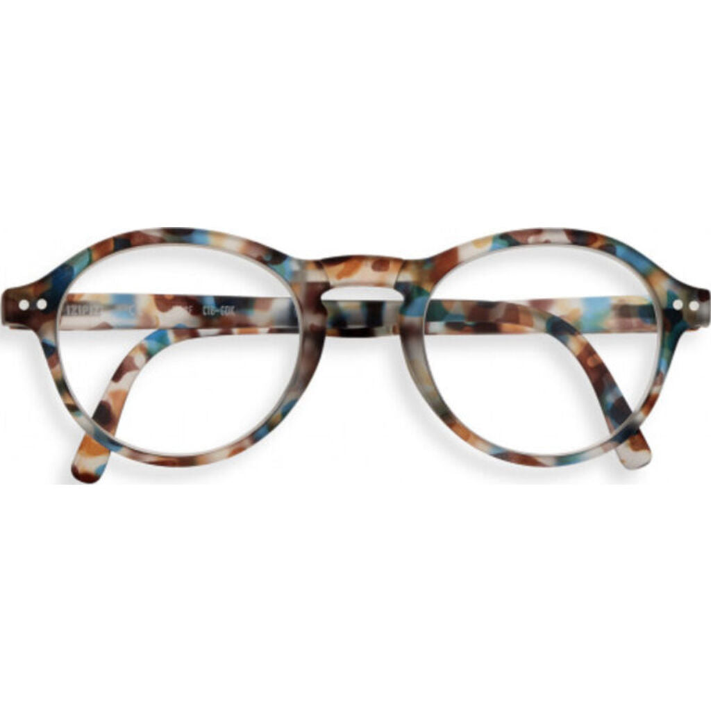 Izipizi Foldable Reading Glasses FFrame Blue Tortoise Sportique