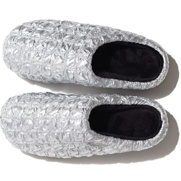 SUBU Fall & Winter Concept Slippers | Bumpy Silver