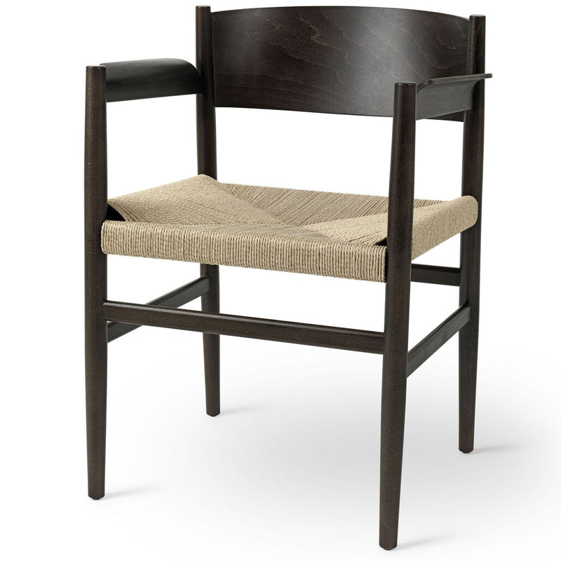 Mater Furniture Nestor with Armrest | Natural Paper Cord Seat