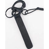 Cote & Ciel LetGo Keychain | Leather | Black