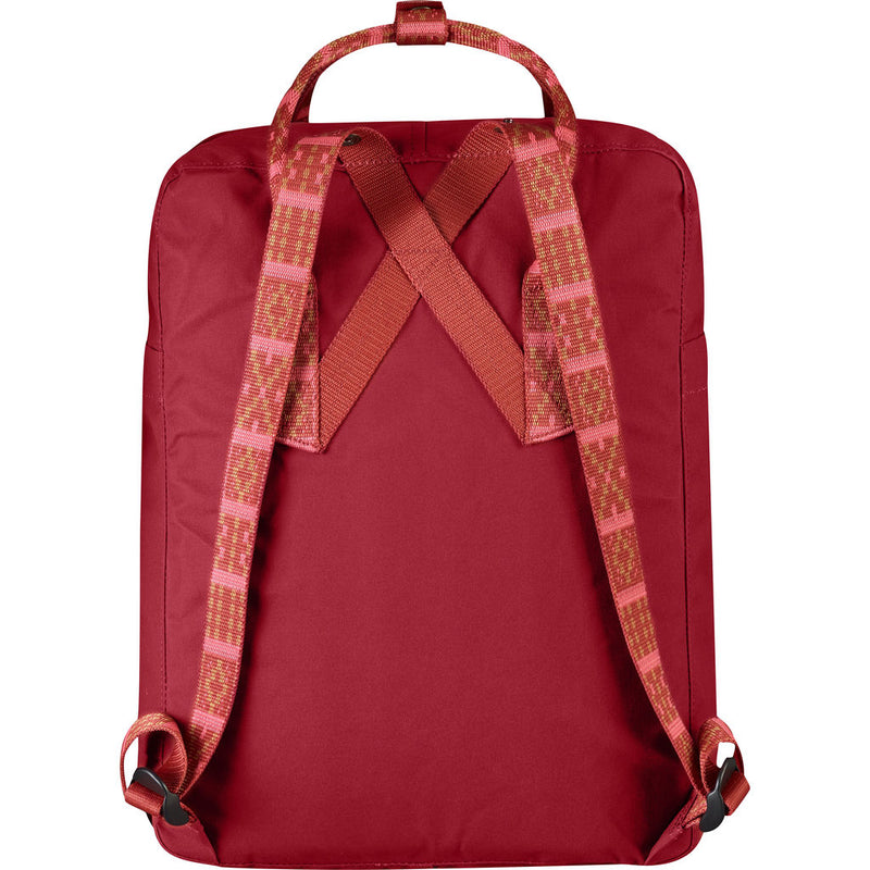 Fjallraven KŒnken  Backpack | Deep Red/Folk Pattern - F23510 325-903