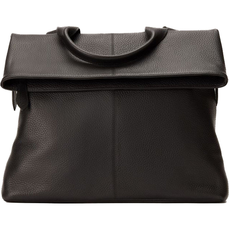 Kiko Leather Fold N Go Backpack | Black