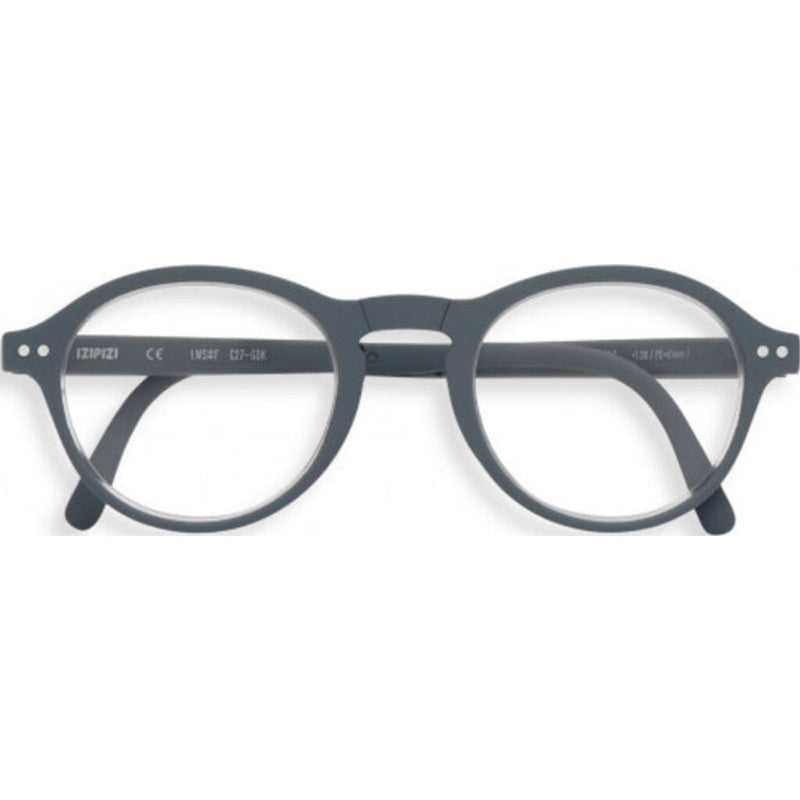 Izipizi Foldable Reading Glasses F-Frame | Grey Soft