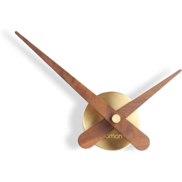 Nomon Axioma MINI N Clock | Chromed Box, Walnut Hands