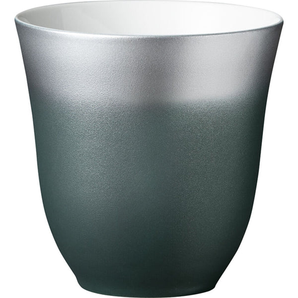Degrenne TeaPot 4 Cups with 2 Mugs Gift Box | Black Felt Emerald Aluminium Lid