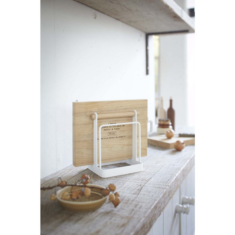 Yamazaki Tosca Cutting Board Stand | White