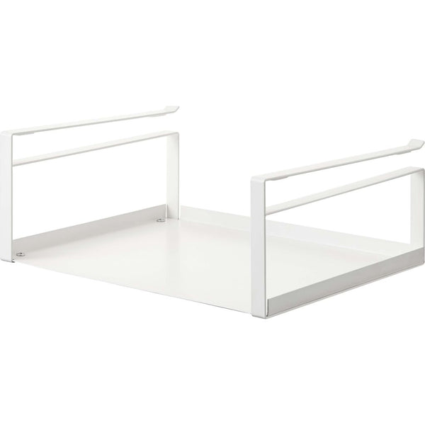 Yamazaki Plate Under Shelf Storage Rack | White