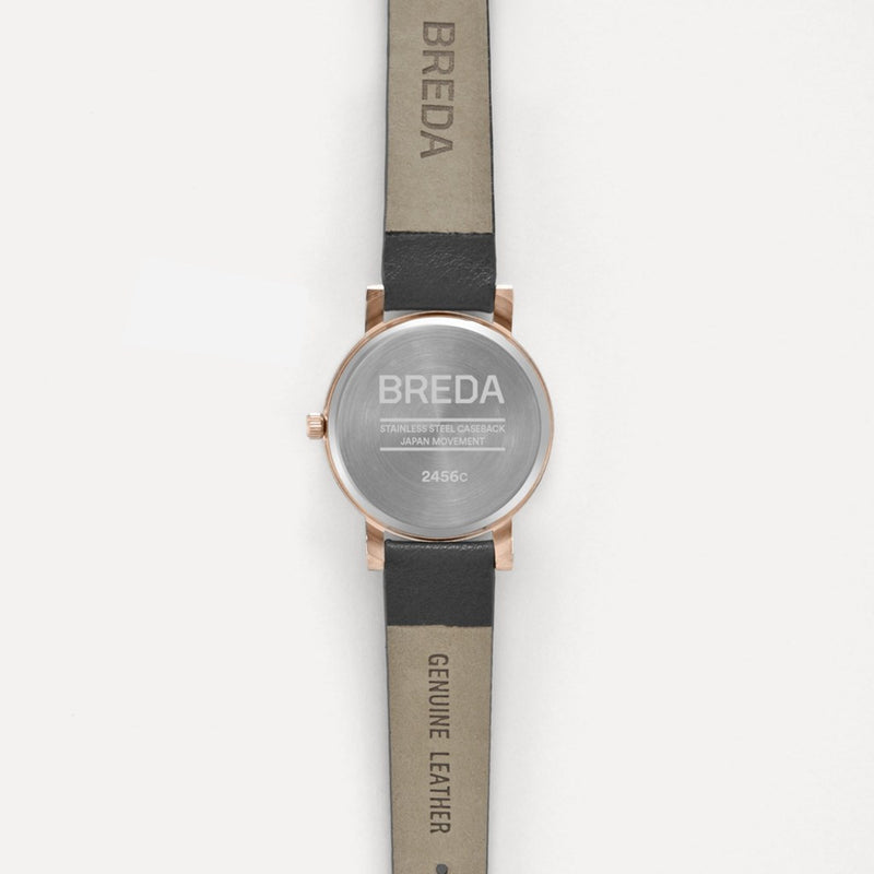 Breda Watches Palette Watch | Rose Gold/Gray 2456c