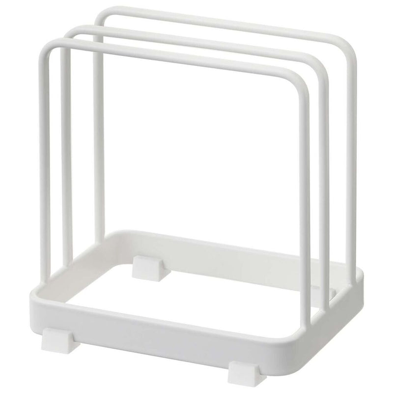Yamazaki Plate Cutting Board Stand | White