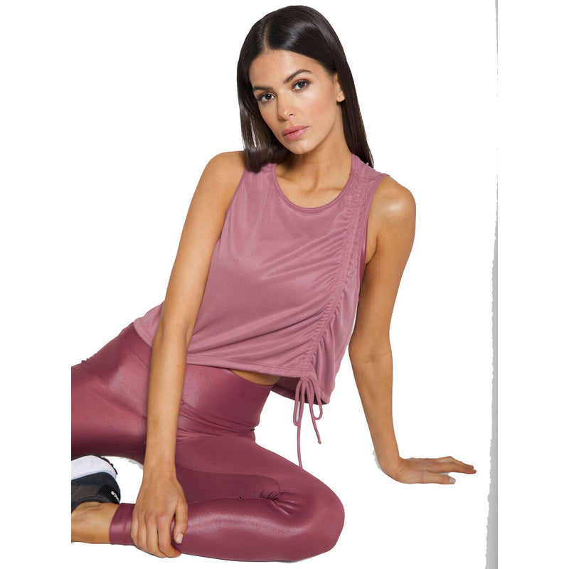 Koral Trinket Marlow Crepe Tank - Rosewood