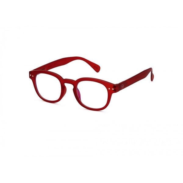 Izipizi Junior Screen Glasses C-Frame | Red Crystal