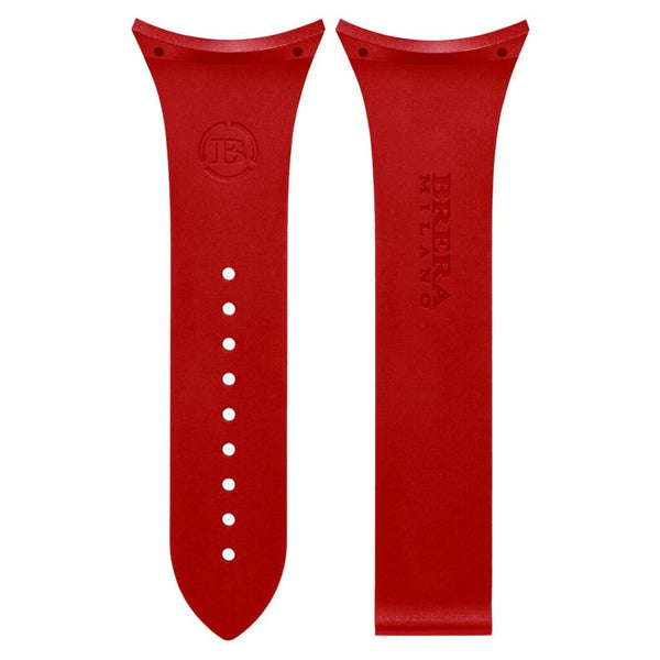 Brera Milano Rubber Straps For Supersportivo Evo | Red