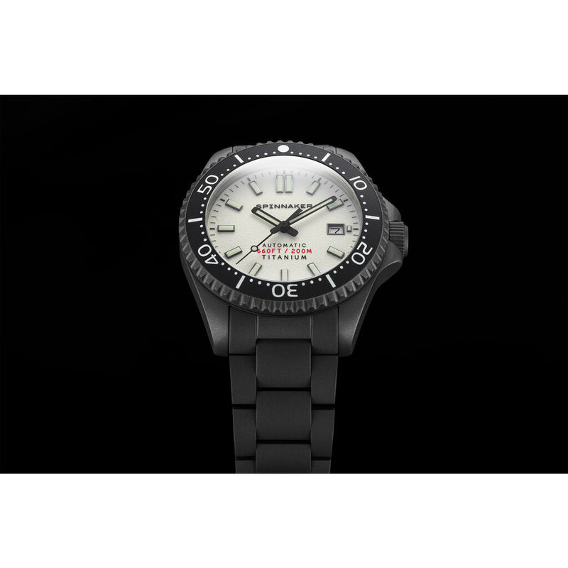 Spinnaker Tesei - Titanium SP-5084-22 Automatic Watch | White/Titanium 